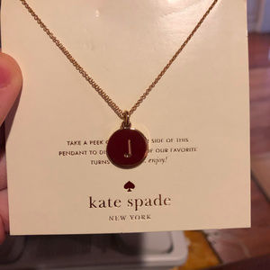 Kate Spaed "J" Necklace